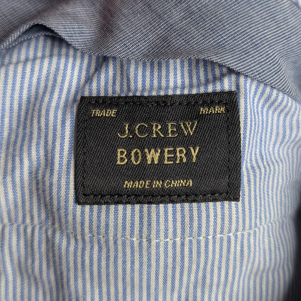 J. Crew Bowery Men's Slim Navy Blue Work Pants Slacks Size Waist 33 Length 30